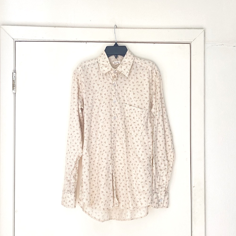 Steven Alan Button Up Colar Soft And Warm Cotton … - image 2